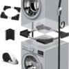 Universalus skalbimo mašinos ir džiovyklės jungiamasis rėmas „Slim Stacking Kit“ – sutaupykite vietos namuose saugiai