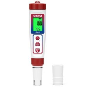 Skaitmeninis Vandens Kokybės Matuoklis 6-in-1: pH, ORP, TDS, EC, Druskingumas ir Temperatūra