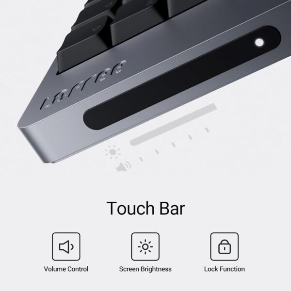 LOFREE Flow2 Low-Profile Mechanical Keyboard (68-Key) Silver – Akustinė tyla ir vizualinis tobulumas