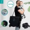 61CtQ6VXuRL._SL1080_ Kelioninis vežimėlis Urban Kanga Bandicoot (iki 22 kg) – Juodas