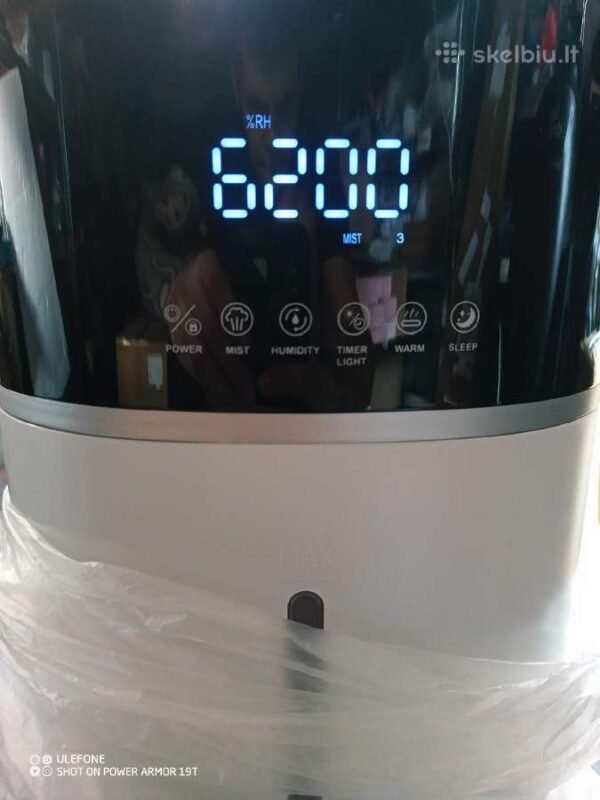 didelis-pramoninis-drekintuvas-18l-siltas-saltas Didelės talpos ultragarsinis oro drėkintuvas (18L) – šilta ir vėsi dulksna Iki 200m²