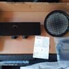 Pilnas termostatinis dušo rinkinys su XL lietaus dušu (255 mm) – Matinė juoda elegancija