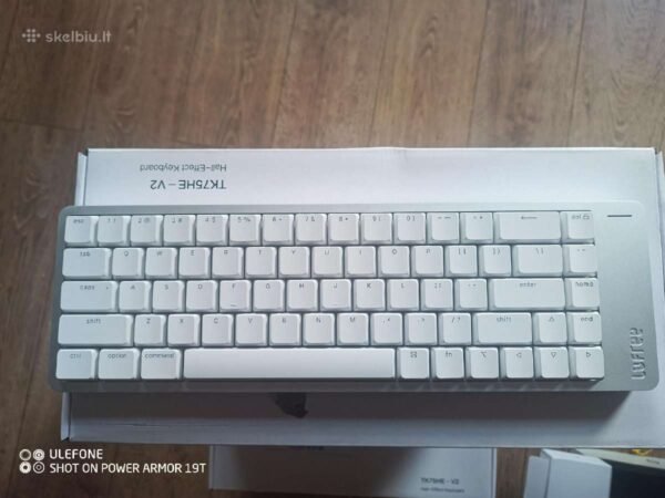 LOFREE Flow2 Low-Profile Mechanical Keyboard (68-Key) Silver – Akustinė tyla ir vizualinis tobulumas