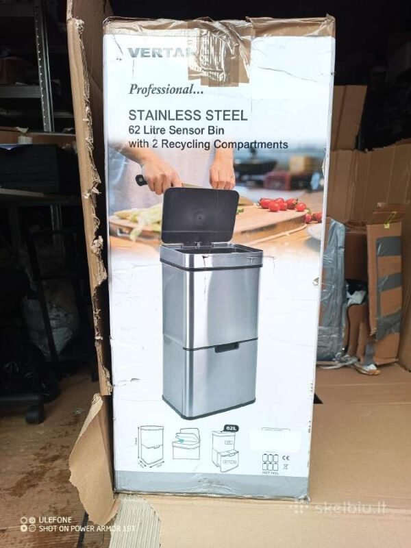 „Gardtech Kitchen“ šiukšliadėžė, 62 litrai