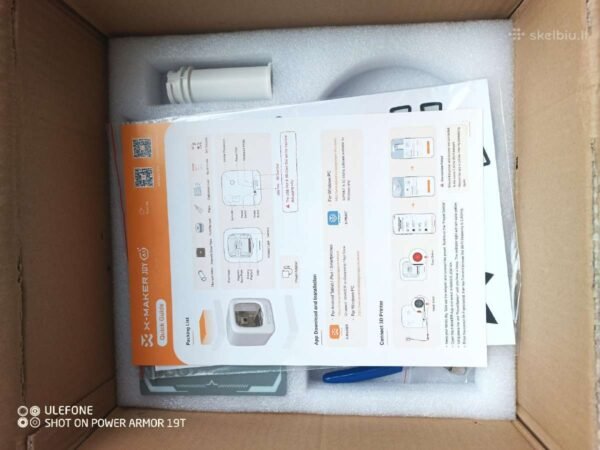 X-maker 3D spausdintuvas + 8 PLA Ritinių Rinkinys!