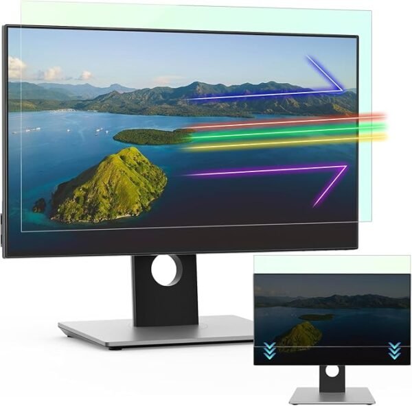 71hpCP8pFjL._AC_SX679_ Antirefleksinis mėlynos šviesos ekrano filtras 24" (16:9) – visapusiška akių ir monitoriaus apsauga